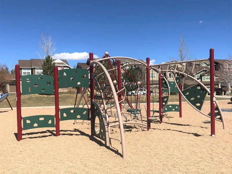 Climbing play area at Black Forest Elementary School in Aurora, CO